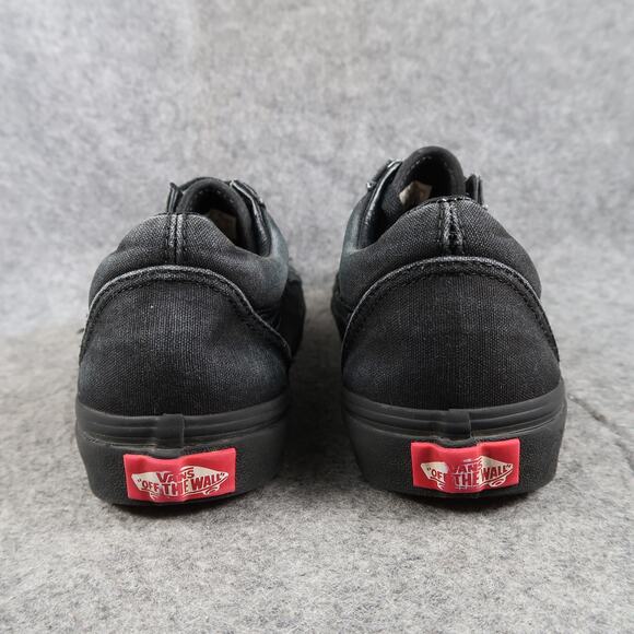 Vans Shoes Womens 7 Sneakers Old Skool Casual Skate Canvas Black Trainer Lace Up - Picture 6 of 12